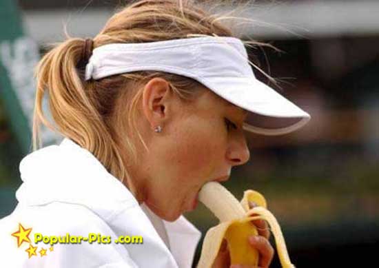 Bananas are good for cramp Anna 