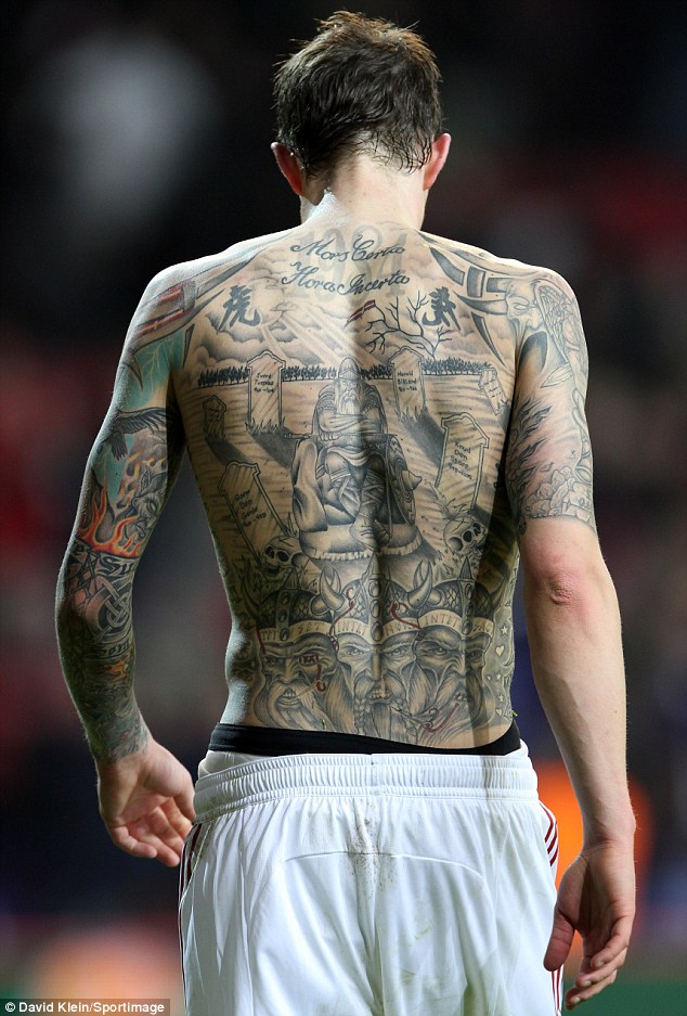 Top 10 Tattooed Footballers Mr. Cape Town